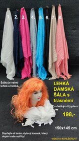 Šátky, šály, šálky, tunely....15% sleva na vše - 14