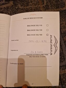 Motorový paraglide WalkerJet RR-200 + Mac Para Charger 2 28 - 14