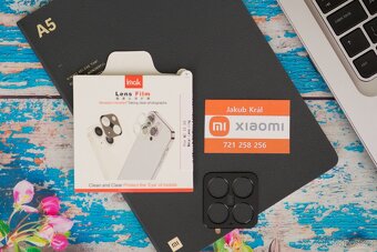 Kovová krytka na zadní fotoaparát Xiaomi, Redmi, Poco - 14