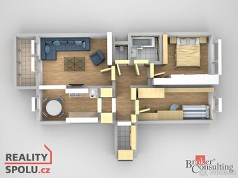 Prodej, byty/3+kk, 68 m2, Vajdova 1030/3, 10200 Praha, Hlavn - 14