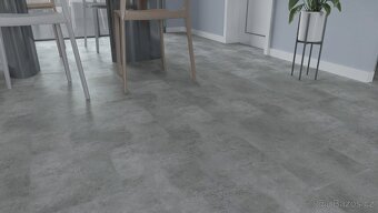 Nejodolnější vinylová SPC klik podlaha imitace betonu - 14