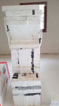 polystyren fasádní, zbytky ze stavby - 14