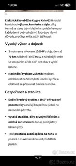 Elektrická koloběžka Kukirin G3 - 14