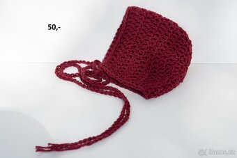 Čepičky na newborn focení - 14