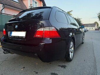 BMW 535d e61, Čr, 2. majitel, kombi, panorama atd - 14