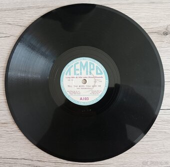 Starožitné šelakové gramodesky americký jazz, swing - 14