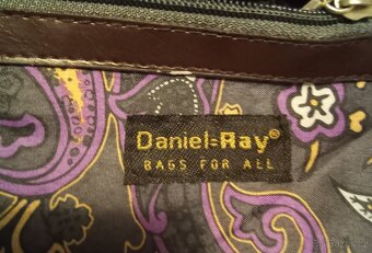 Hnědá kožená kabelka - 14