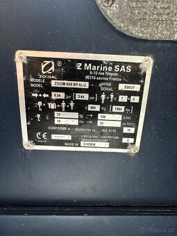 Motorový člun ZODIAC ZOOM s motorem HONDA BF20 - 14