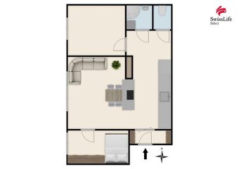 Pronájem bytu 3+kk 67 m2 Třeboňská, Praha - 14