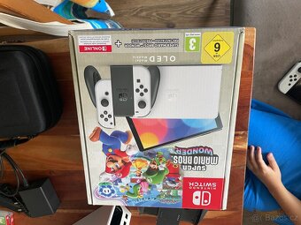 Prodám Nintendo switch oled + příslušenství na Nintendo - 14