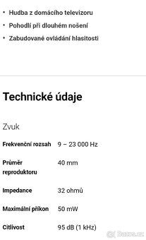 Sluchátka Philips SHP 2500 - 14