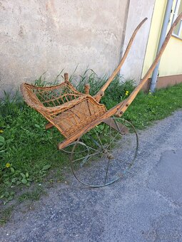 Proutěný kočárek na mimino.. - 14
