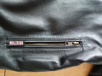 Pánská kožená bunda Brixton, XXXL. - 14