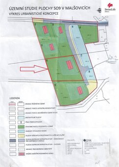 Prodej stavebního pozemku 2307 m2, Malšovice - 14