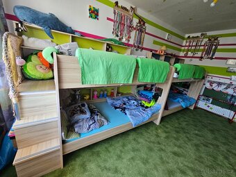 2x poschoďová postel do dětského pokoje BIBOP - 14