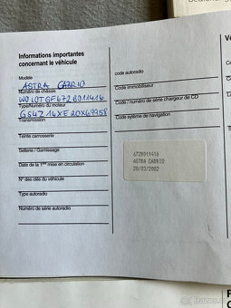 Opel Astra  1,6i Cabrio Bertone klima. - 14