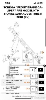 Ktm 10/11/1290 ADV S/R brembo kotúče set - 14