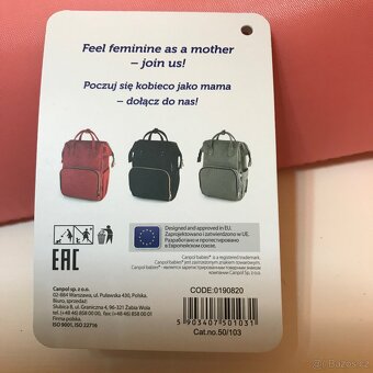 Přebalovací batoh nový zn. Canpol Babies - 14