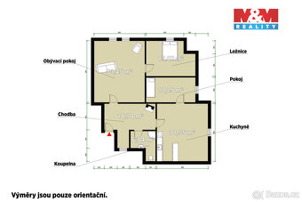 Prodej bytu 3+1, 118 m², Cheb, ul. Kachní kámen - 14