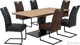nový rozkládací designový jídelní stůl - 14