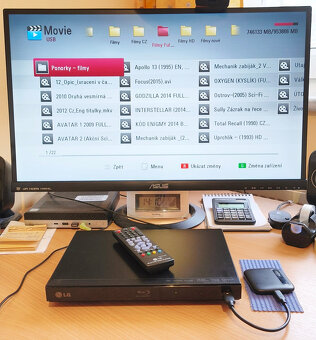 Blu-ray, DVD přehrávač LG BP125 - Super stav - 14