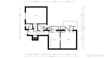 Prodej investičního bytu 2+1 s balkonem v centru Liberce – d - 14