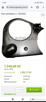 Díly na motor Slavia 1D90TA - 14