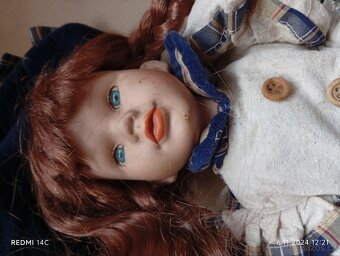 Porcelánový panenky retro hračky - 14
