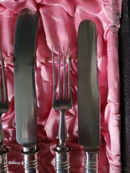 STAROZITNE STRIBRNE PRIBORY RAKOUSKO-UHERSKO - 14