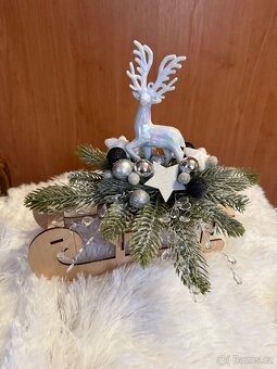 Vánoční dekorace, adventní svicny - 14