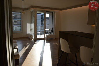 Pronájem luxusního bytu 1+kk – novostavba, 48,63 m², lodžie, - 14