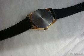 Staré,funkční,velmi zachovalé pozlac. pánské hodinky Prim - 14