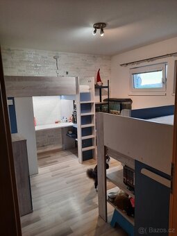 Chytrý dětský/studentský pokoj pro 2 sourozence - 14