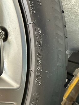 ALU ORG. BMW 4KS +ZIMNÍ PNEU BRIDGESTONE  ROZMĚRY 275/45R20 - 14
