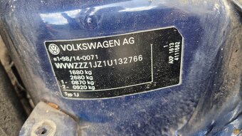VW Golf IV 1,4 16V motor: AXP - 110tis.Km - 14