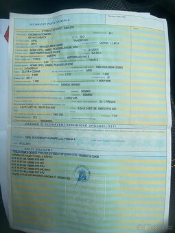 Opel corsa 1.2,63kw. 4.2011r původ CZ - 14