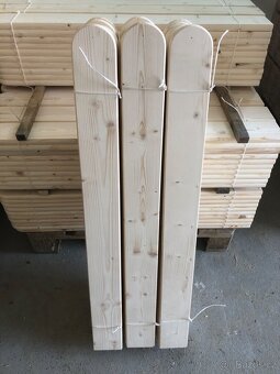 Dřevo- Plotová modřínová prkna plotovka plaňky na plot - 14