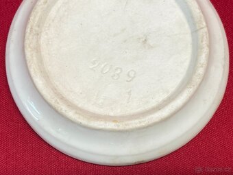 pivní půllitr starý porcelánový podtácek pod pivo láhev - 14