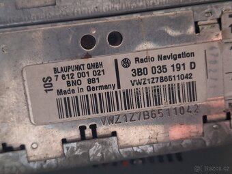 VW MFD bno881 autoradio navigace - 14