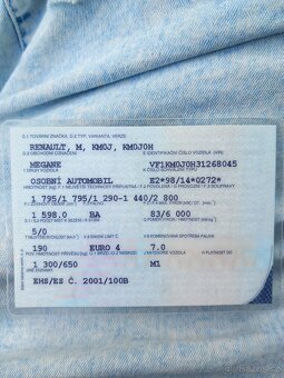 Prodam Renault Megane 1,6 16V.83kw. - 14