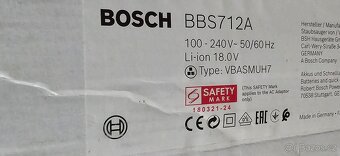 Aku vysavač Bosch Unlimited 7 Pro Grafit BBS712A - 14