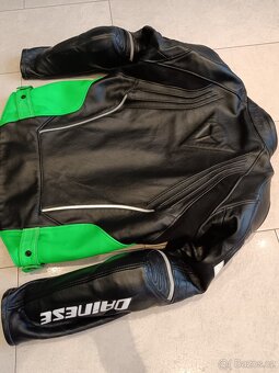 Dainese Racing-Pánská kožená moto kombinéza, dvoudílná - 14