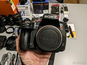 SONY DSLR Alpha 580 + objektivy + příslušenství - 14