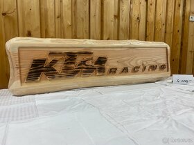 Dřevěné tabule s nápisy... KTM Husaberg Husqvarna Yamaha.. - 14