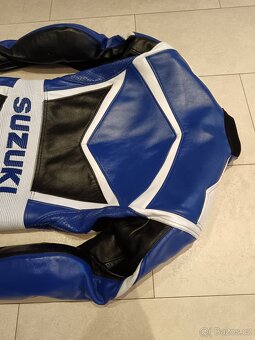 Suzuki-Pánská Dámská kožená moto kombinéza, jednodílná - 14