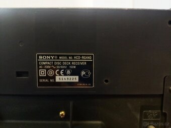 SONY věž HCD-RG440, CD 3disk,rádio,double deck - 14