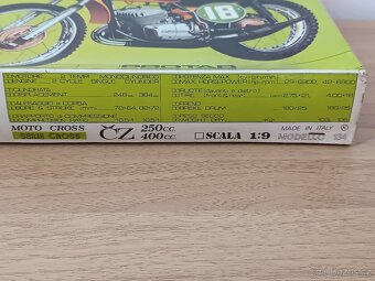 Model ČZ 250 "žluťák" moto cross Protar 1:9 (nesložený) - 14