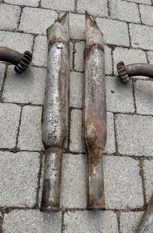 Jawa 250 perak - výfuky - 14