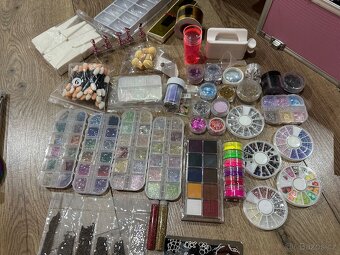 Bruska na nehty, uv gely, gellak, lampa, celá sada - 14