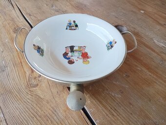 ART DECO DĚTSKÝ PORCELÁNOVÝ TERMOTALÍŘ - 14